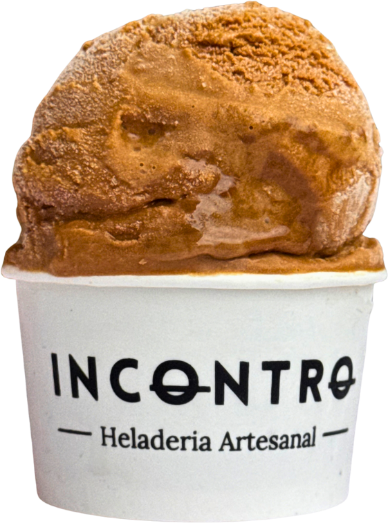 Helado sabor Dulce de leche tradicional en vaso Incontro