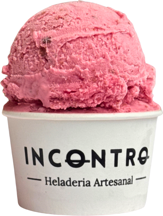 Helado sabor Franut Incontro en vaso Incontro